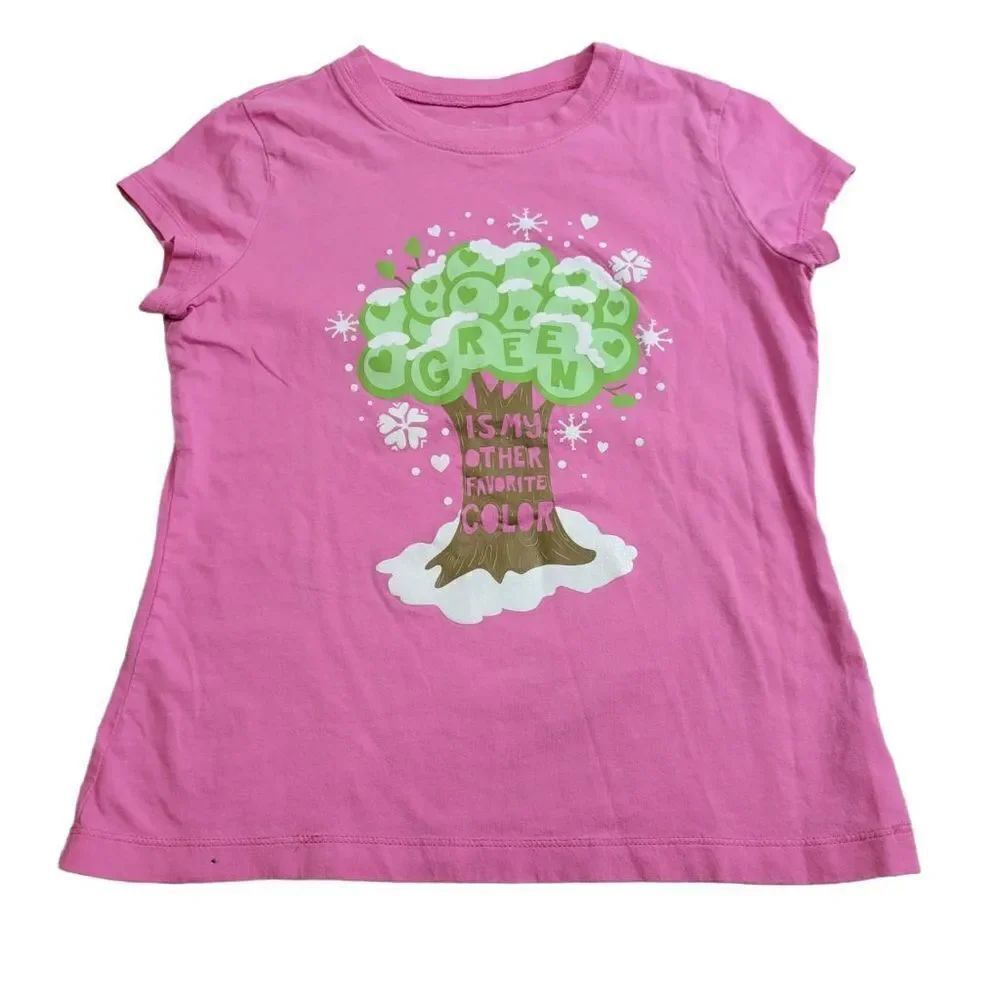 Children's Place green shirt L10/12